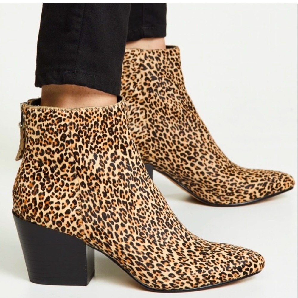Dolce Vita leopard boots